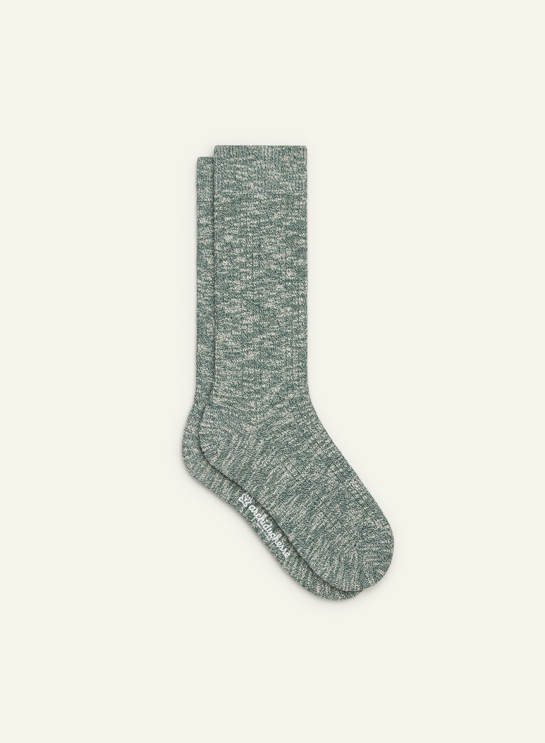 Chaussettes cocooning D'hiver Vert Sapin - vue 2 - Archiduchesse