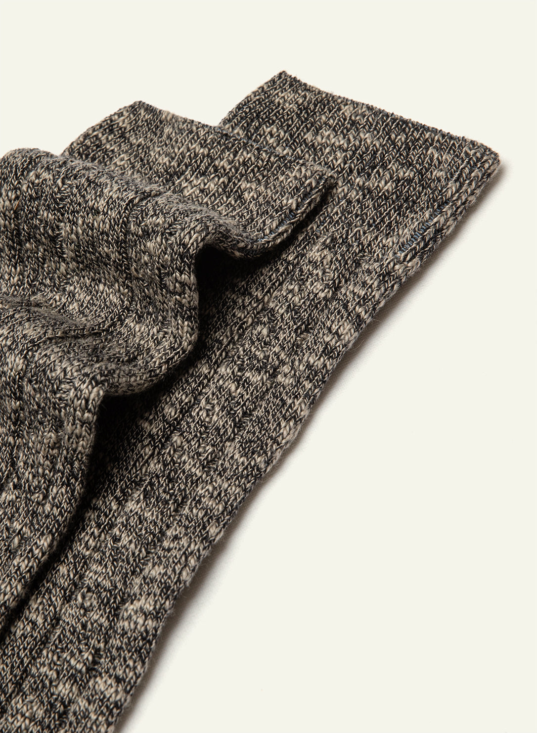 Cocooning D'Hiver Noir Gris - Made in France - 3
