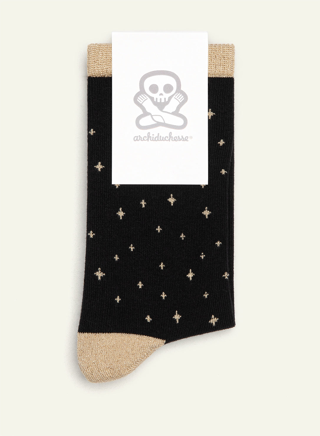 Chaussettes fantaisie courtes Ciel étoilé - vue 3 - Archiduchesse