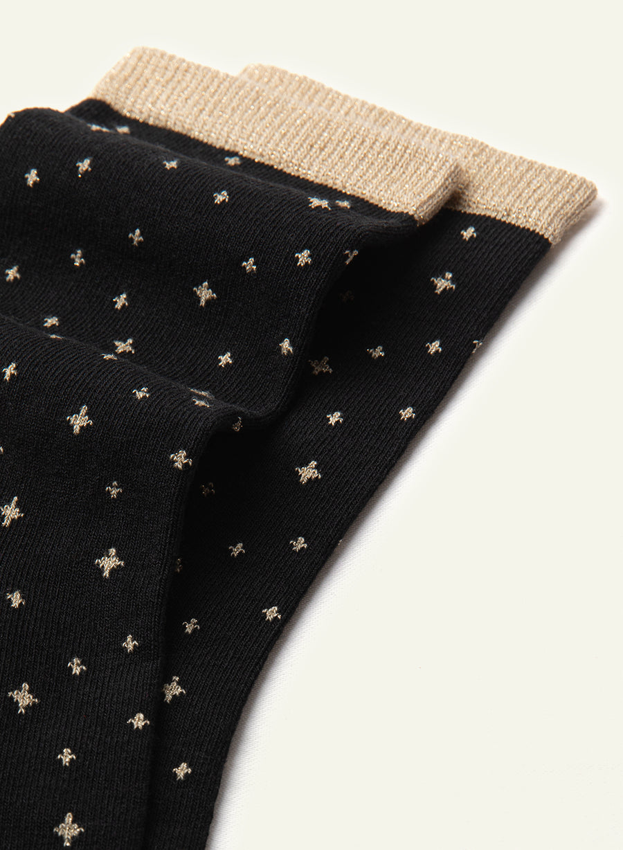 Chaussettes fantaisie courtes Ciel étoilé - vue 4 - Archiduchesse