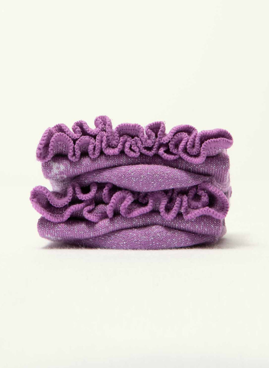 Chaussettes collerettes Collerettes Lilas pétillante - vue 1 - Archiduchesse