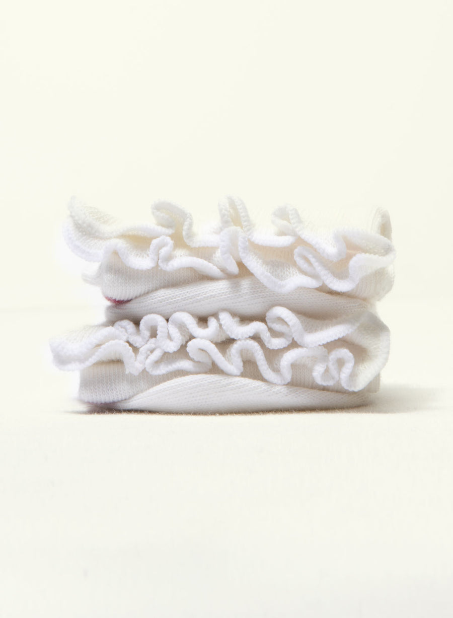 Chaussettes collerettes Collerettes Blanc Mouton - vue 1 - Archiduchesse