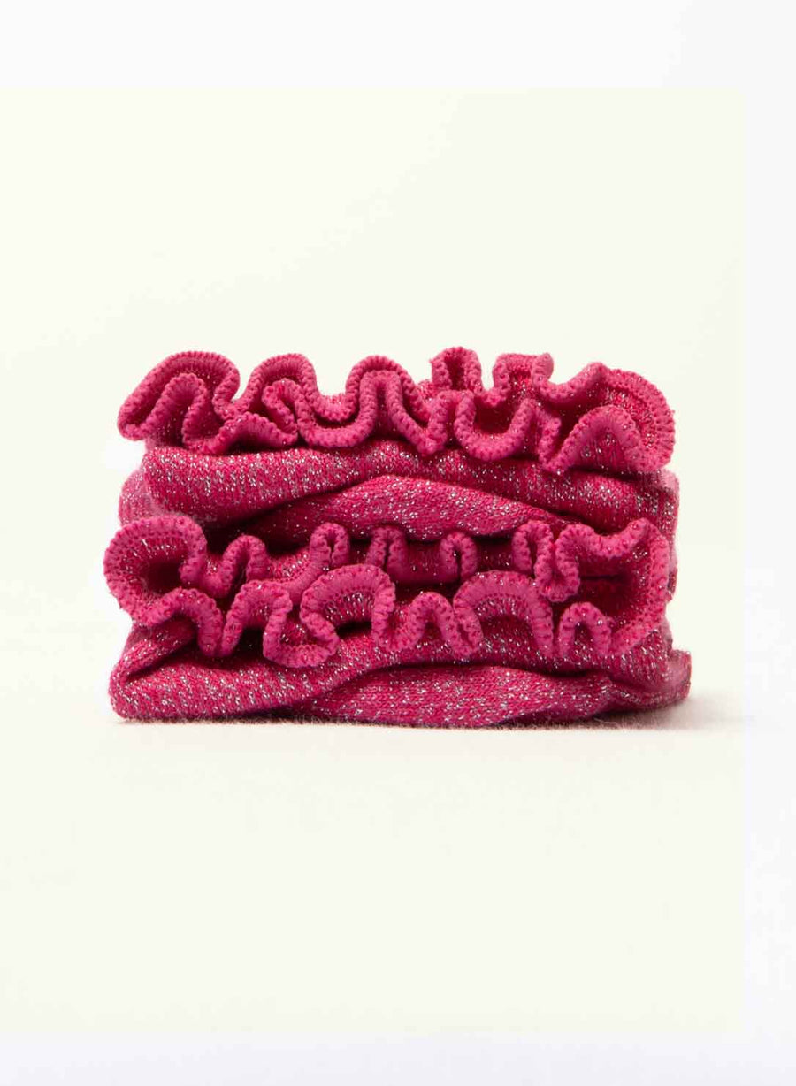 Chaussettes collerettes Collerettes Fuchsia pétillante - vue 1 - Archiduchesse