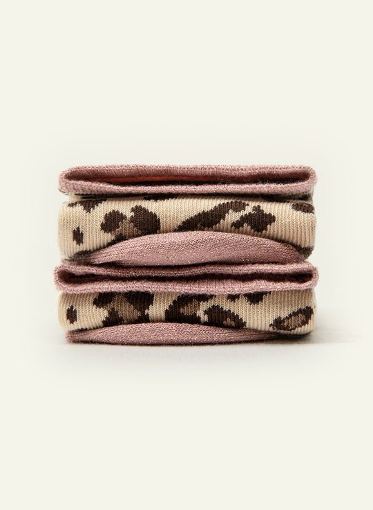 Léopard Scintillante Rose