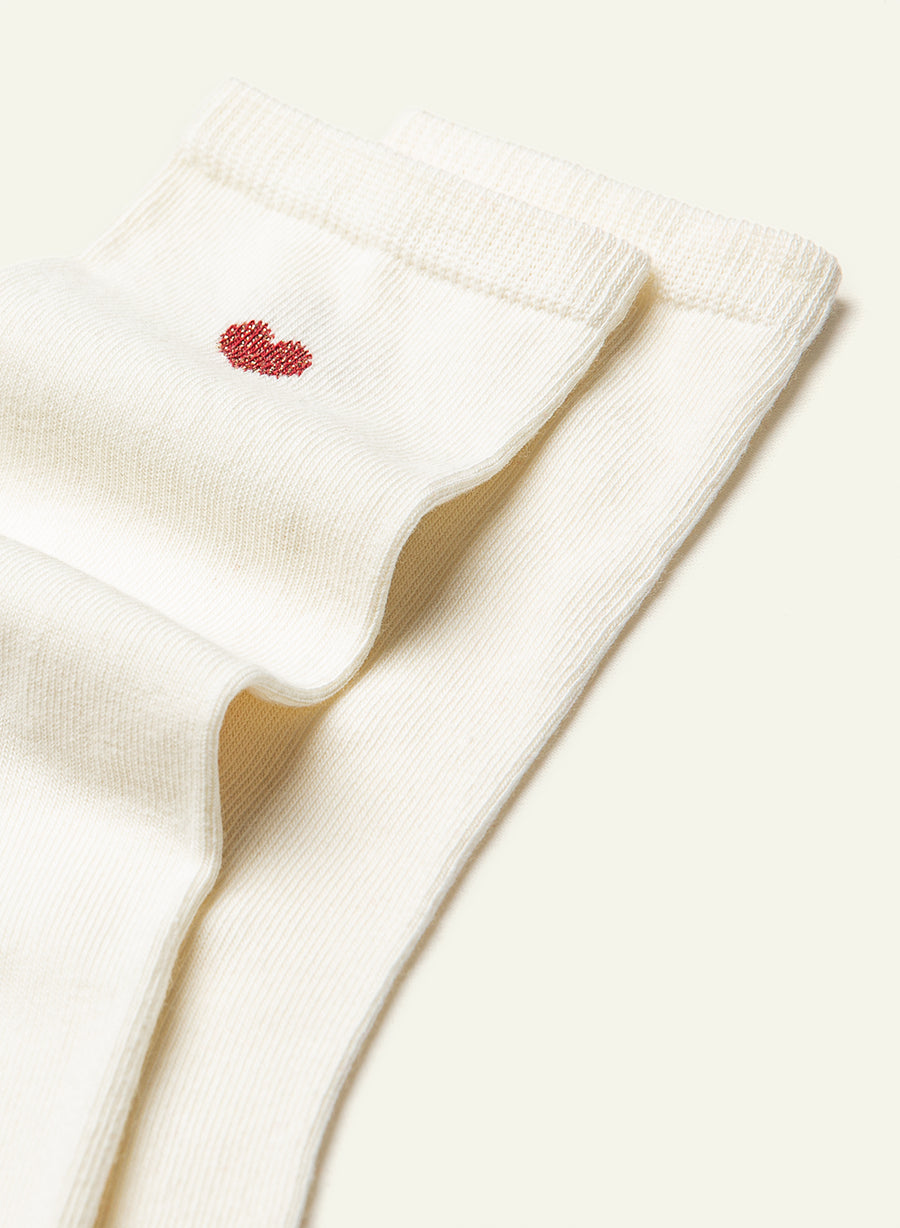 Chaussettes fantaisie courtes Complètement Love - vue 4 - Archiduchesse