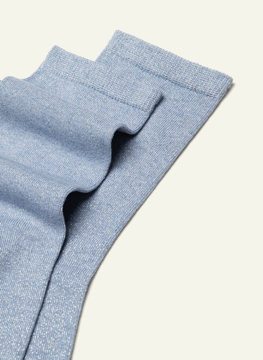 Chaussettes pailletées Pailletée Ciel - vue 3 - Archiduchesse