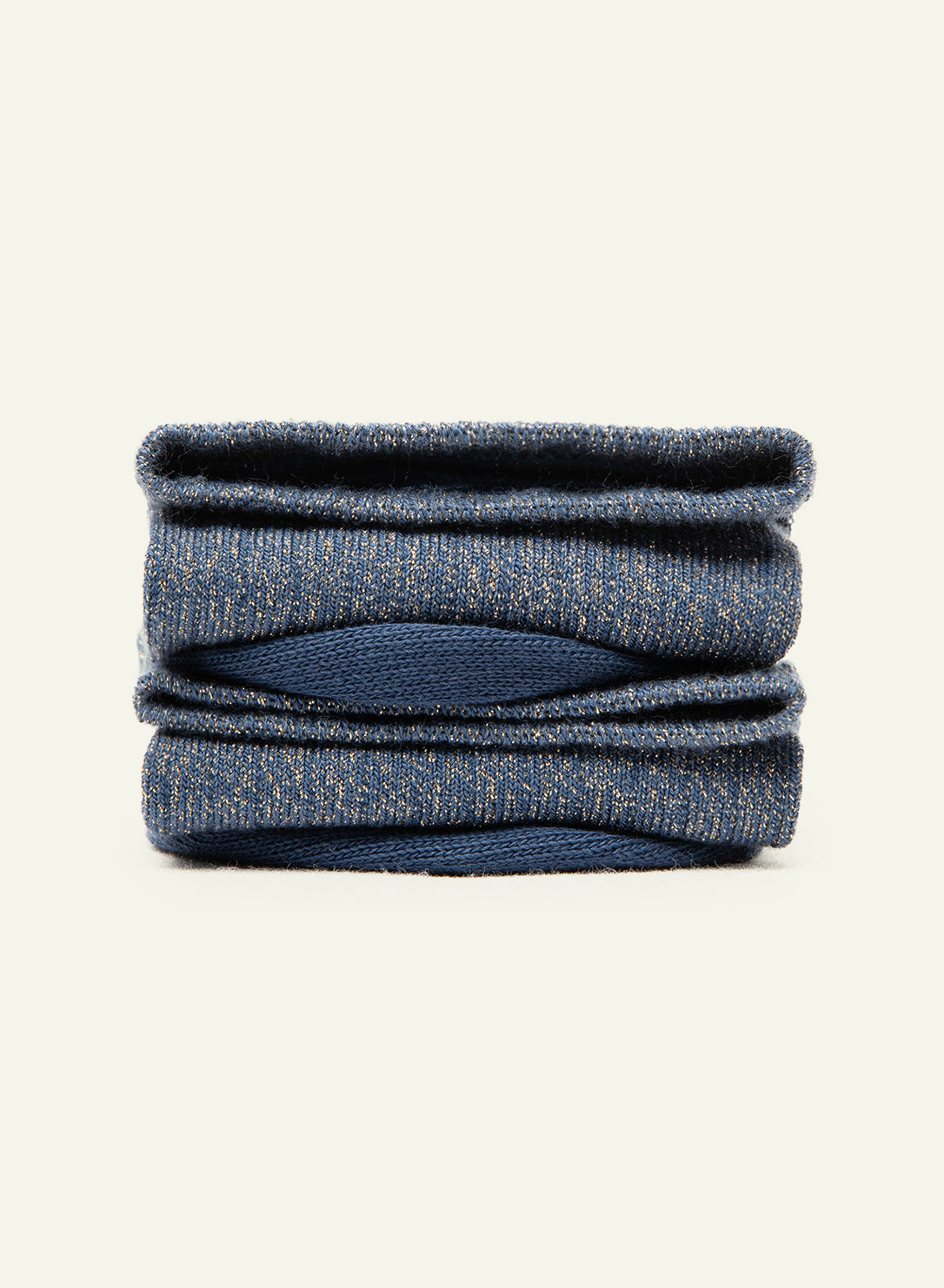 Pailletée Bleu de Nîmes - chaussettes à paillettes Archiduchesse