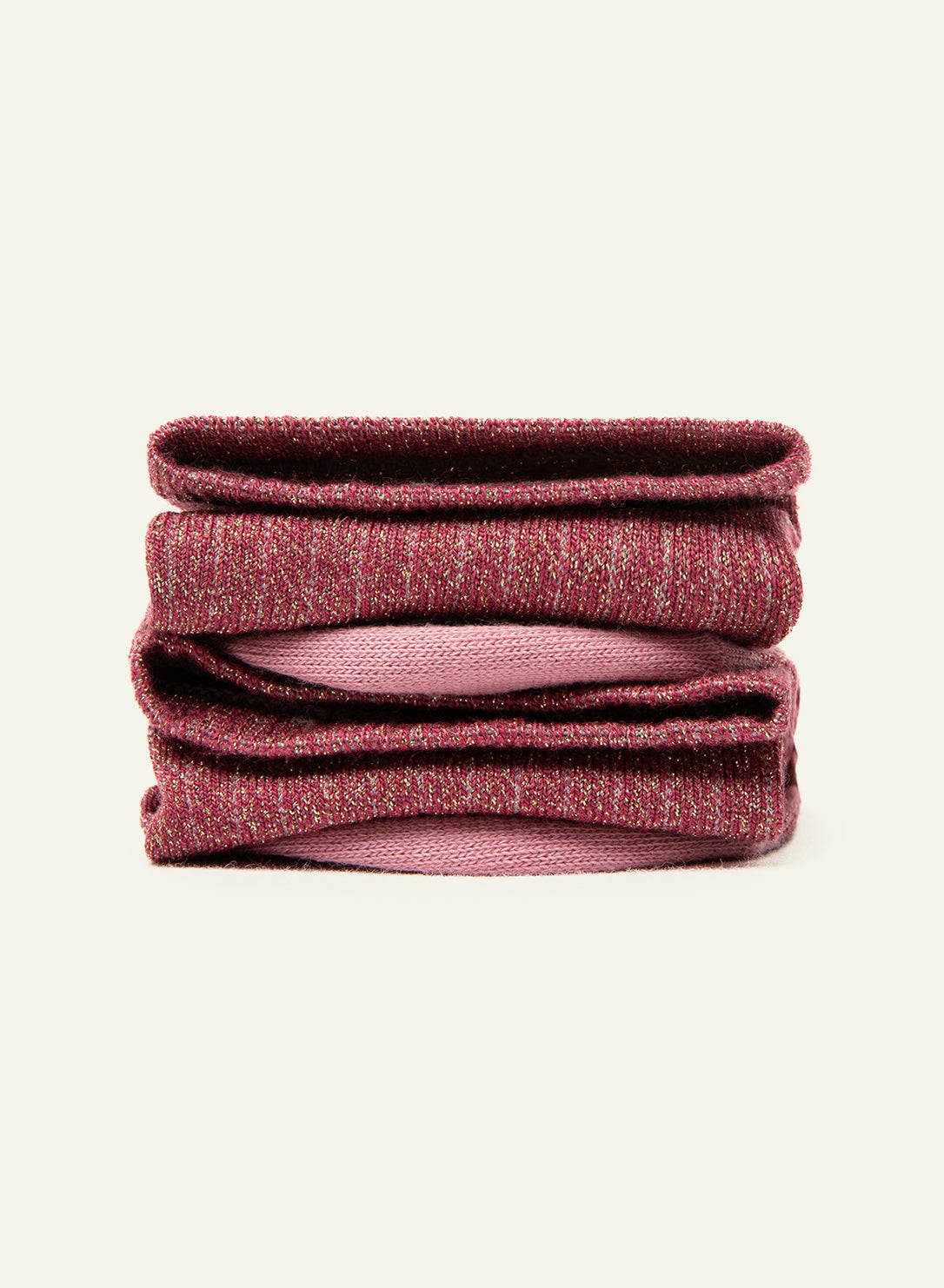 Lurex Pailletée Brume de Cassis - Made in France