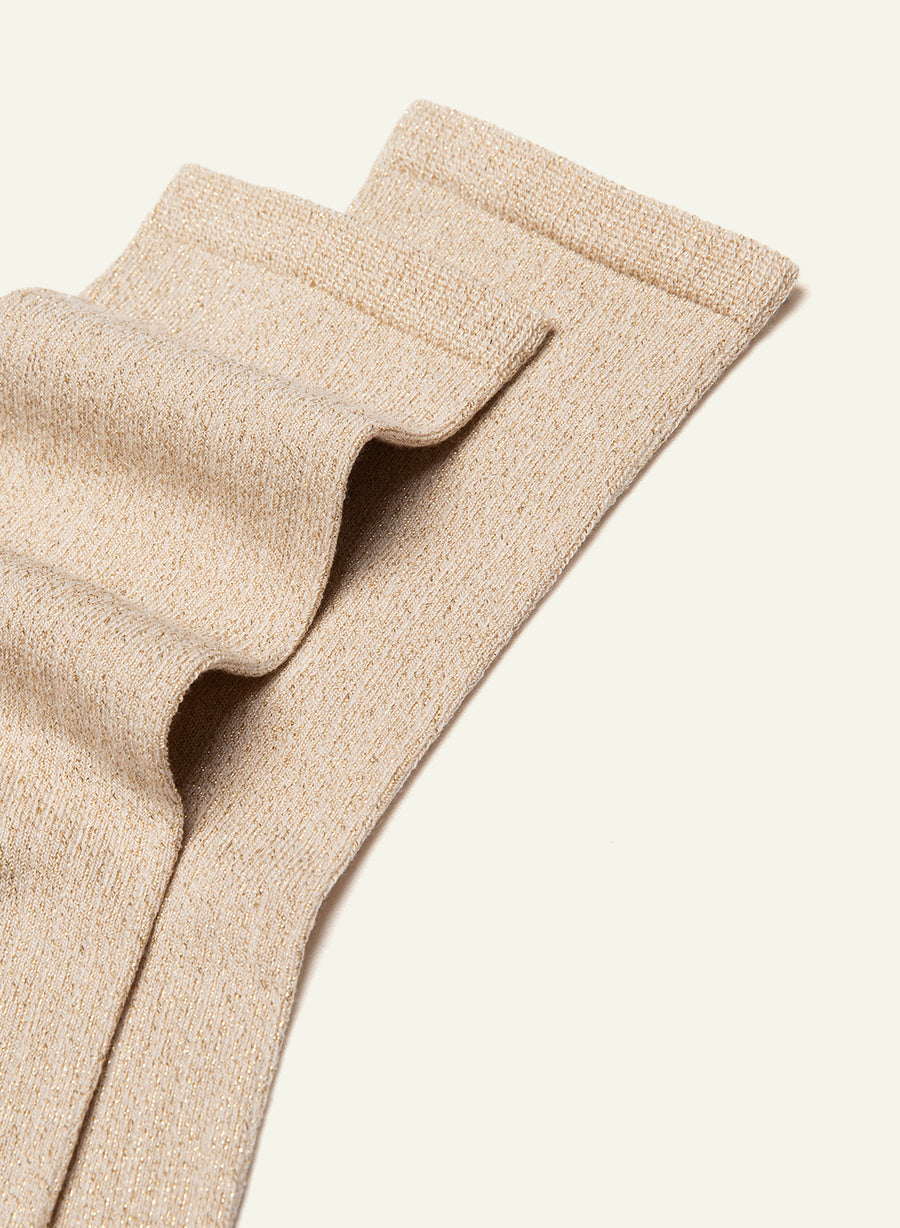 Chaussettes pailletées Pailletée Champagne - vue 4 - Archiduchesse