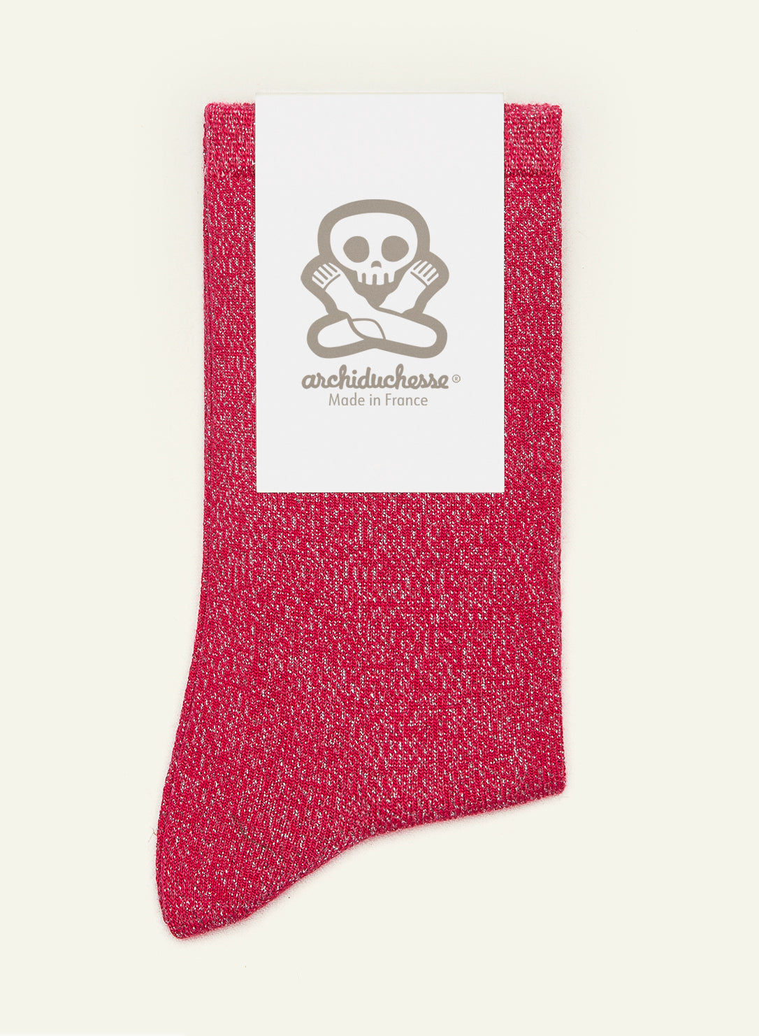 Lurex Pailletée Fuchsia - Made in France - 3