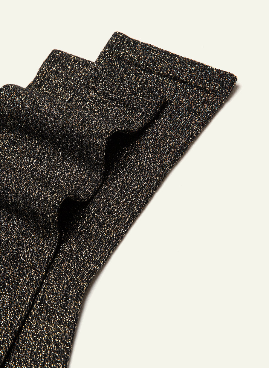Chaussettes pailletées Pailletée Noir - vue 4 - Archiduchesse