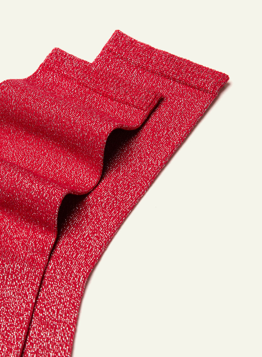 Chaussettes pailletées Pailletée Rose des bois - vue 4 - Archiduchesse
