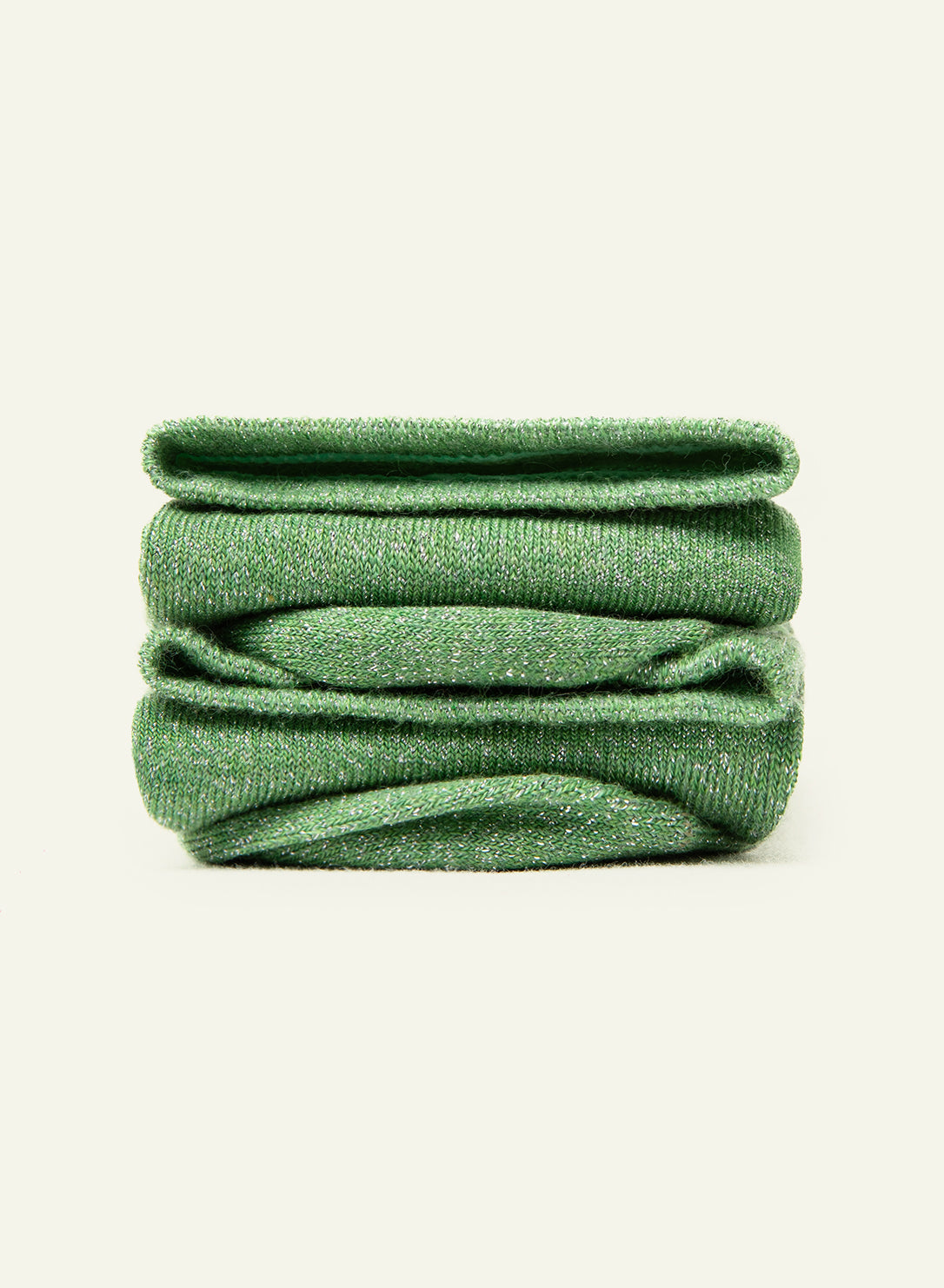 Lurex Pailletée Pistache - Made in France