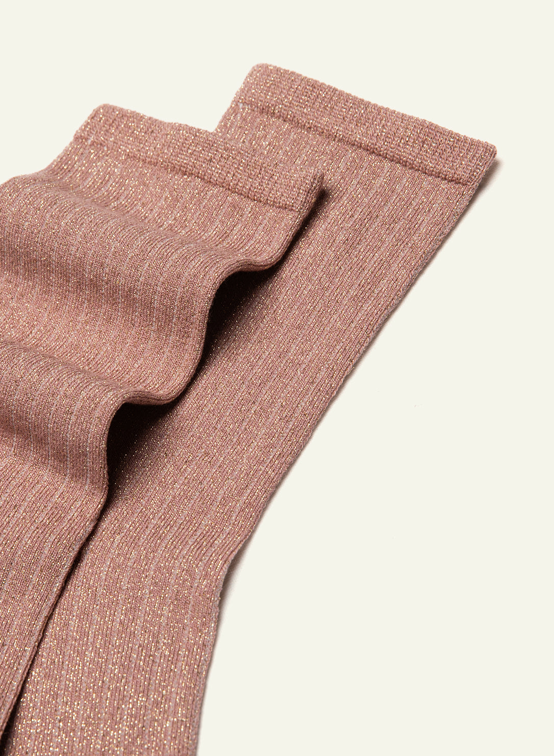 Lurex Pailletée rose macaron - Made in France - 4