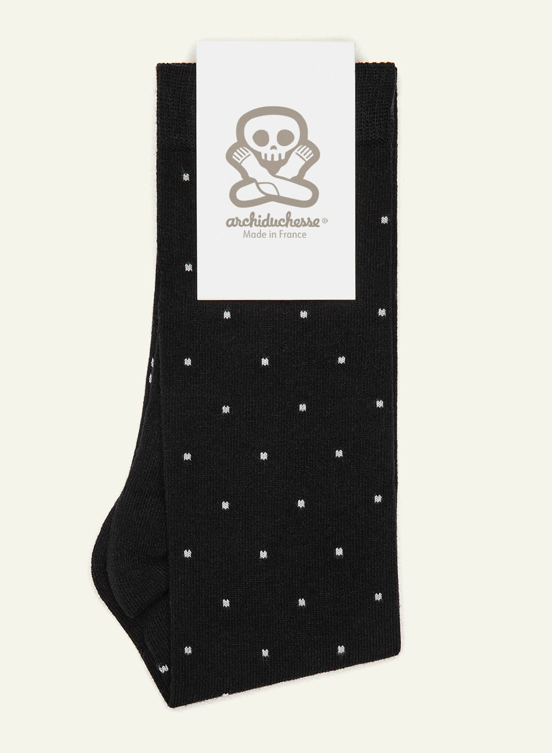 Chaussettes fantaisie Pixel Blanc - vue 5 - Archiduchesse