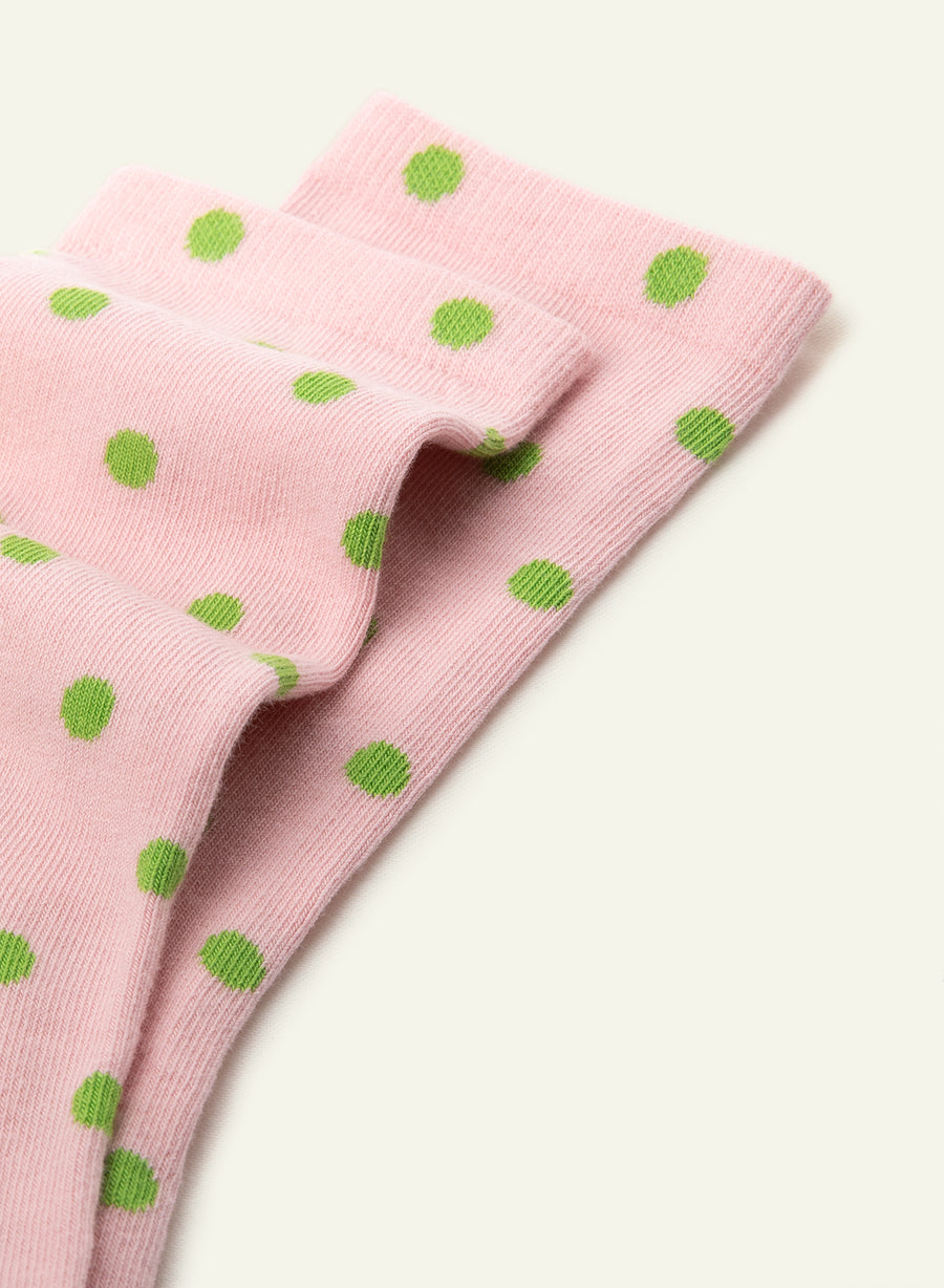 Chaussettes fantaisie Rose Pistache - vue 5 - Archiduchesse