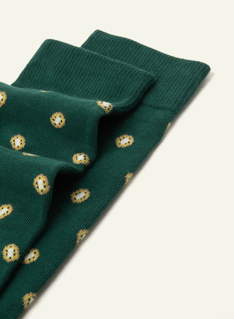 Chaussettes fantaisie Kiwi Twist Vert - vue 5 - Archiduchesse