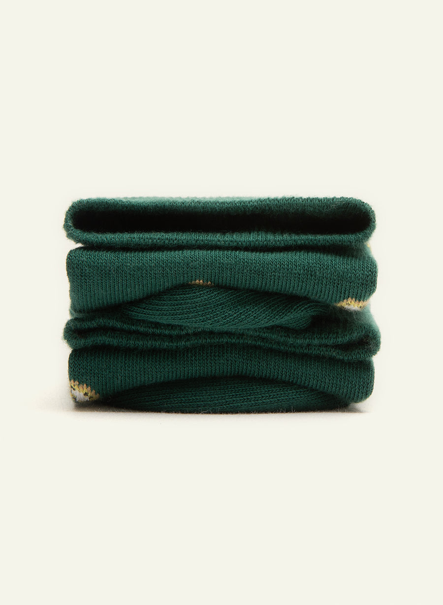 Chaussettes fantaisie Kiwi Twist Vert - vue 6 - Archiduchesse