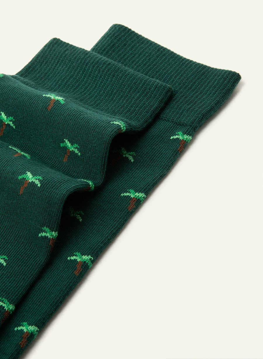 Chaussettes fantaisie Coco Cool vert - vue 5 - Archiduchesse