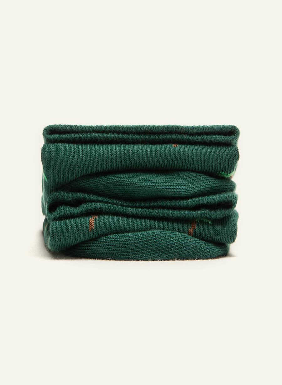 Chaussettes fantaisie Coco Cool vert - vue 6 - Archiduchesse