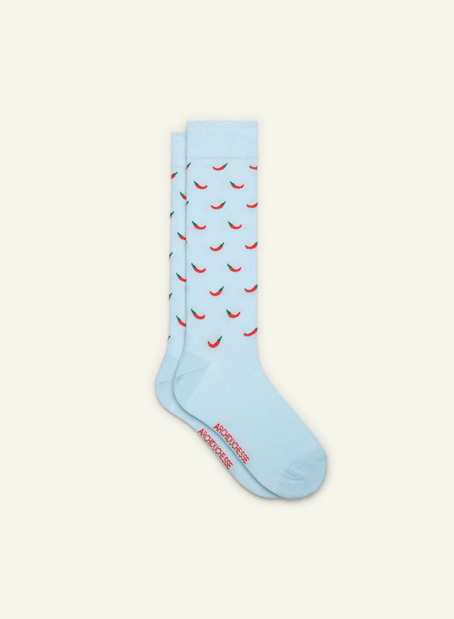 Chaussettes fantaisie Archi Piquant Ciel - vue 3 - Archiduchesse