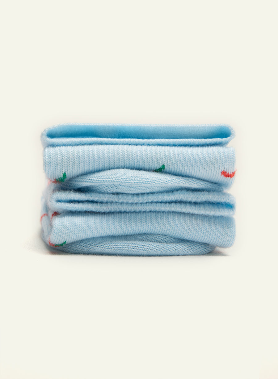 Chaussettes fantaisie Archi Piquant Ciel - vue 6 - Archiduchesse