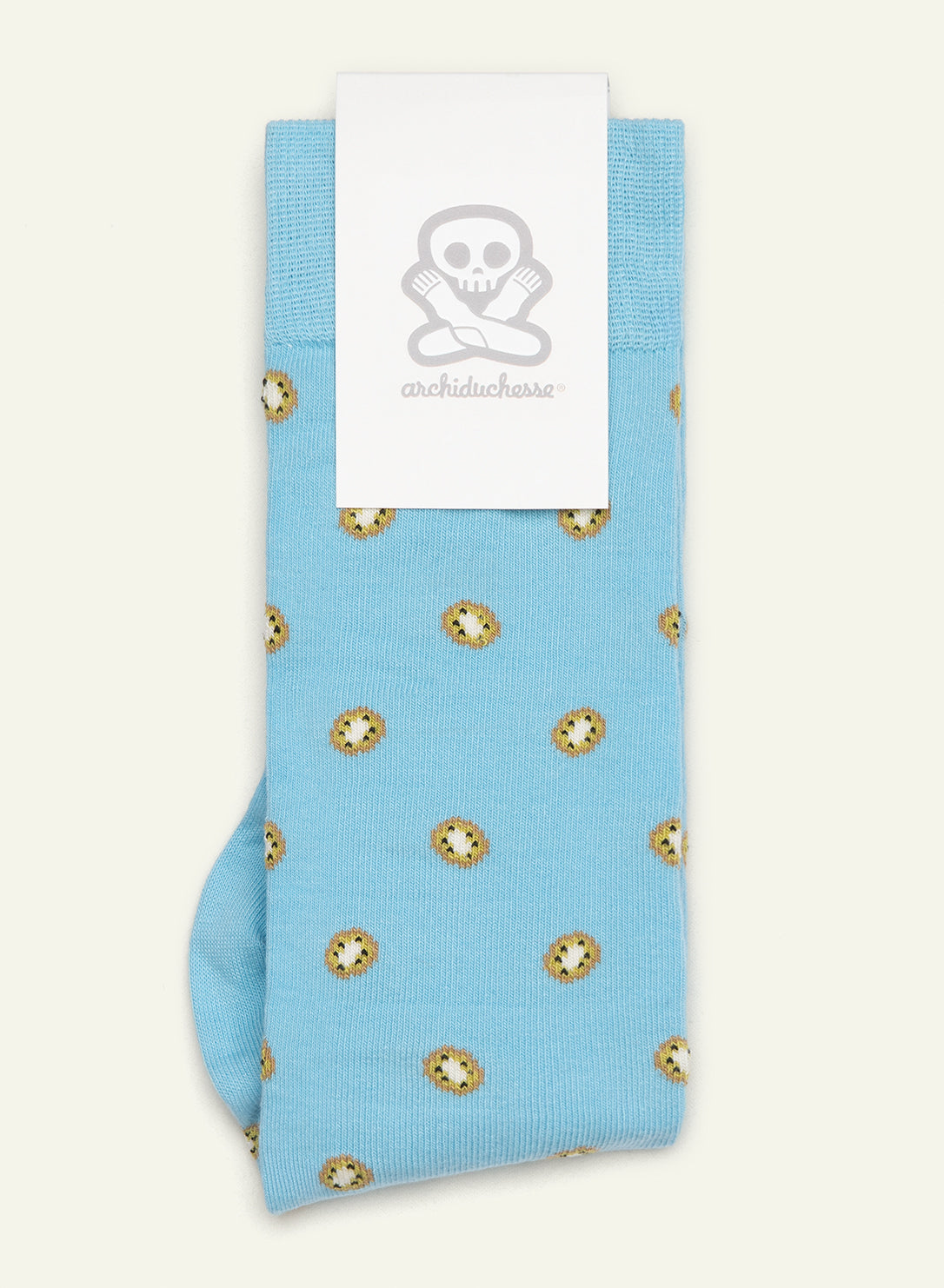 Chaussettes fantaisie Kiwi Twist Ciel - vue 2 - Archiduchesse