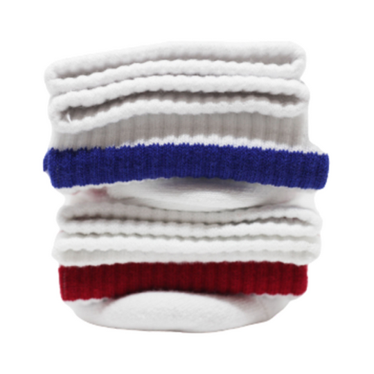 Bouclette Rayée Rouge Bleue