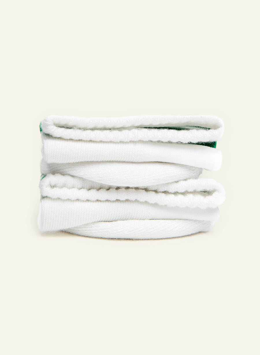 Chaussettes bouclette Archi-Sportif Vert - vue 1 - Archiduchesse