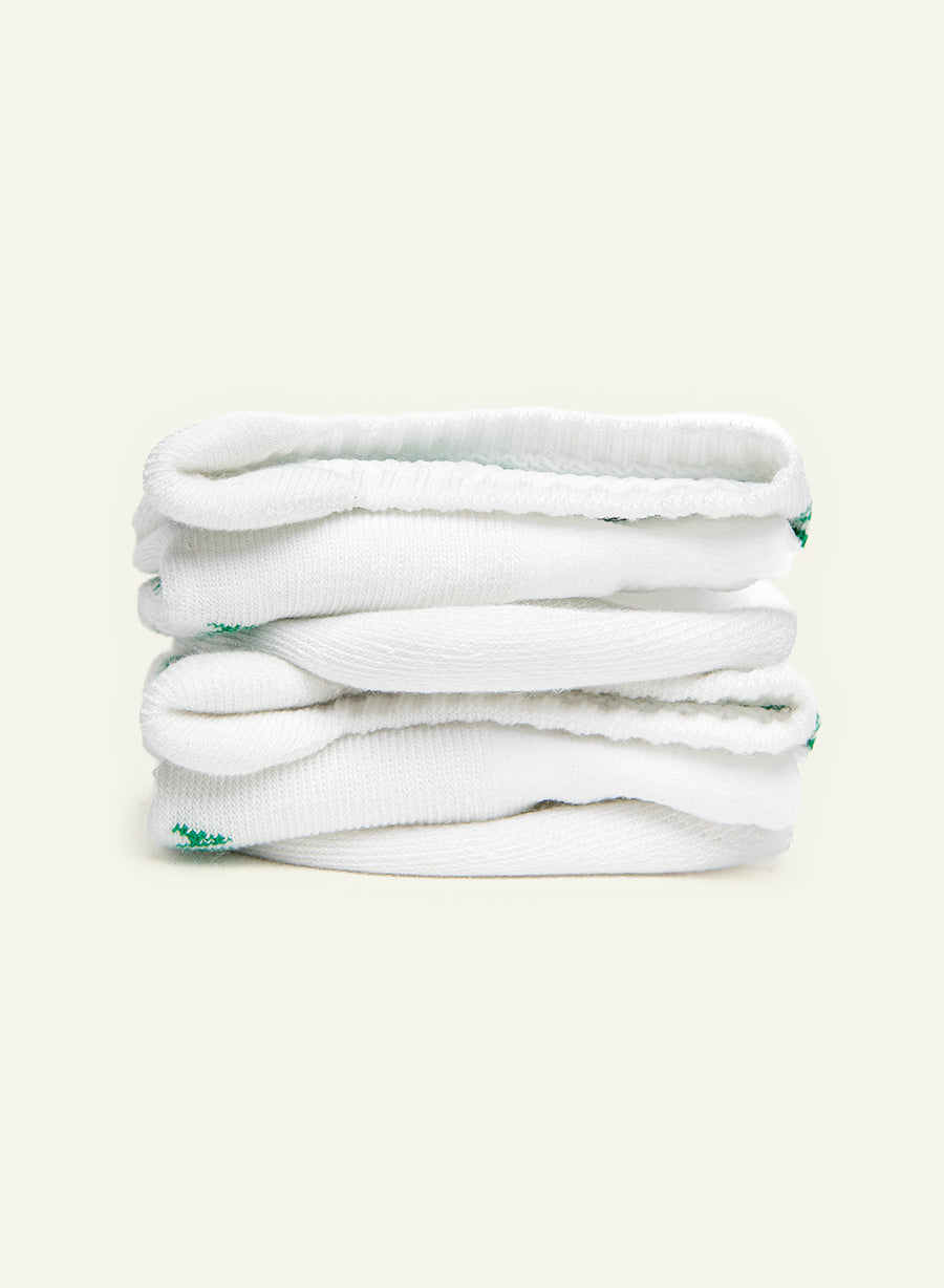 Chaussettes bouclette Sportif du dimanche vert - vue 1 - Archiduchesse