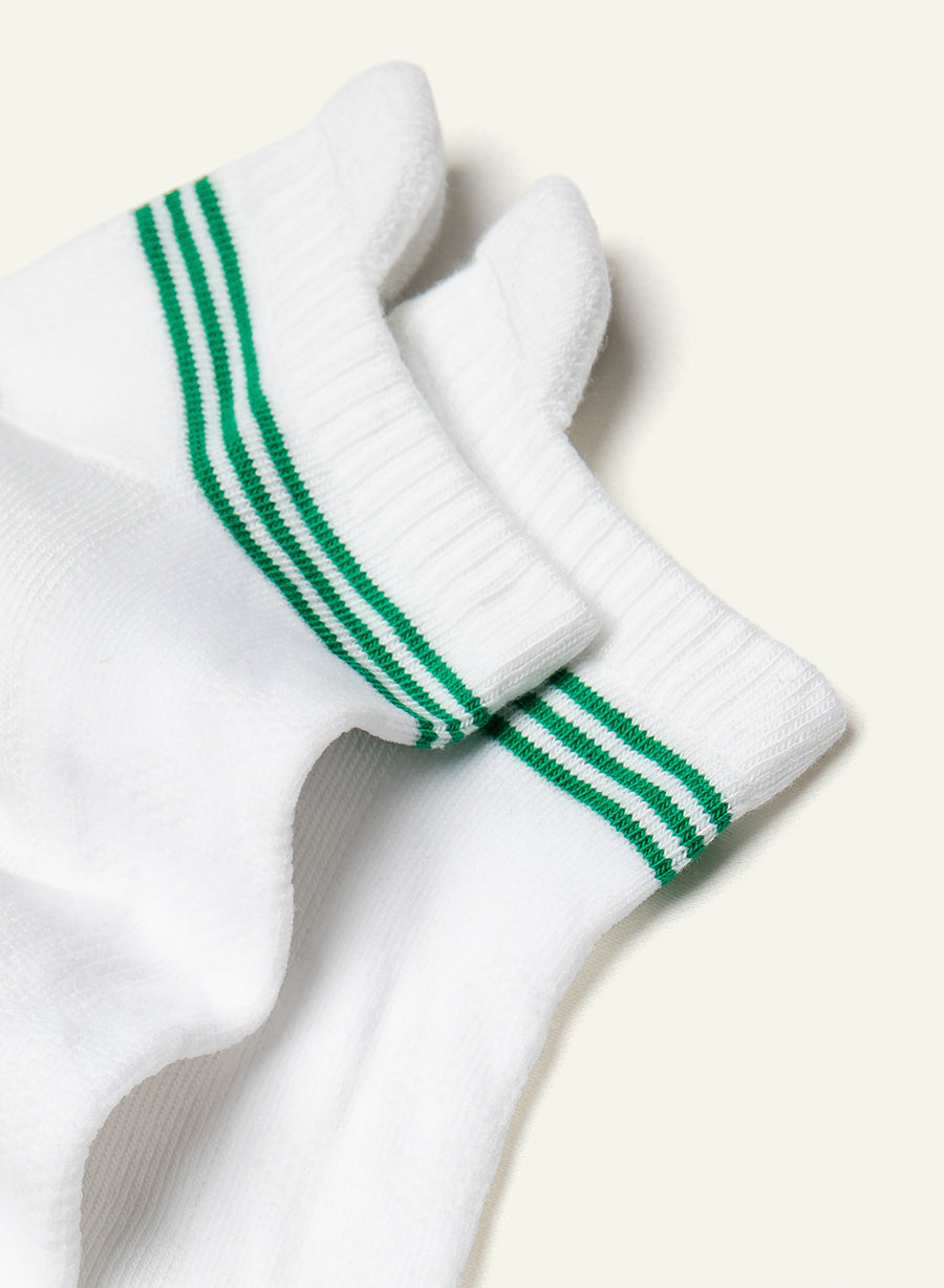 Chaussettes bouclette Sportif du dimanche vert - vue 5 - Archiduchesse