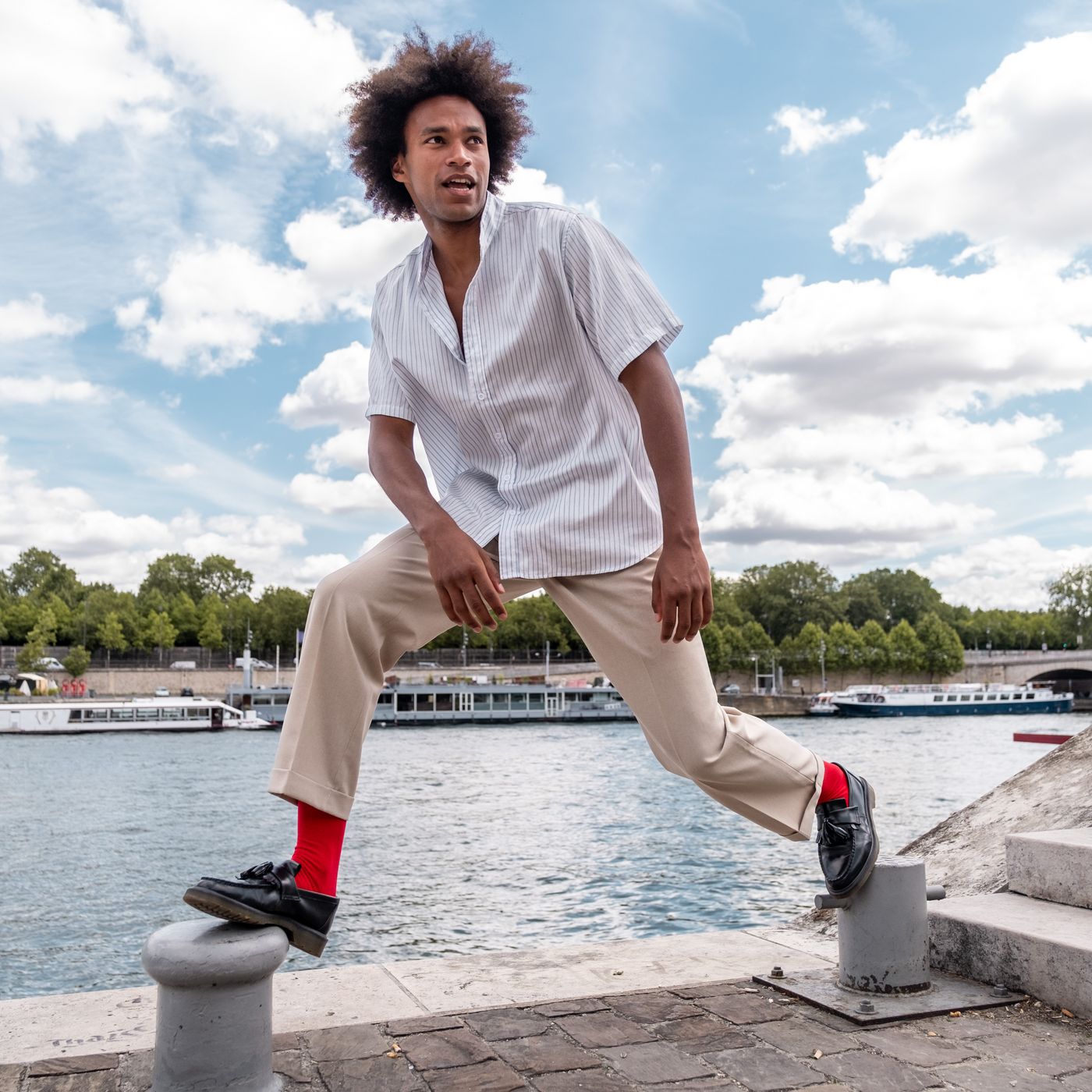 Courte Espadrilles Kardinalrot - Made in France - 5