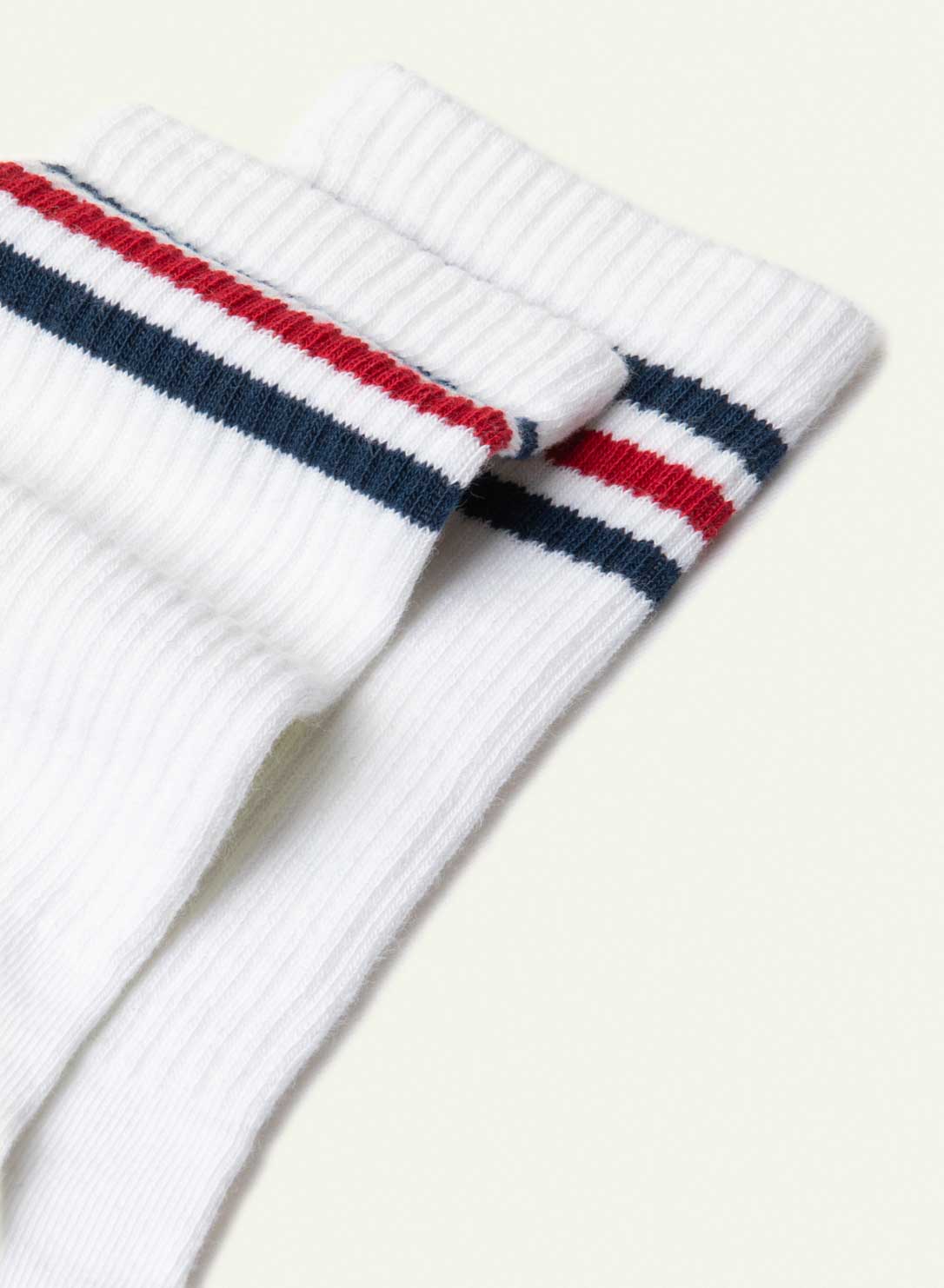Bouclette Bouclette rayée marine et rouge - Made in France - 5