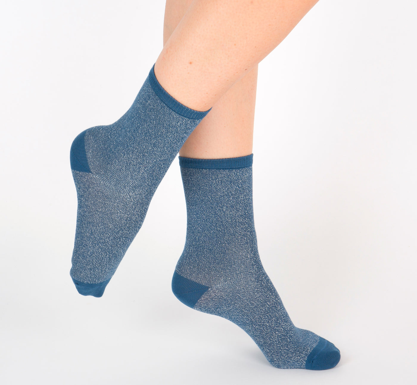 Lurex L'illuminée Blau - Made in France - 3