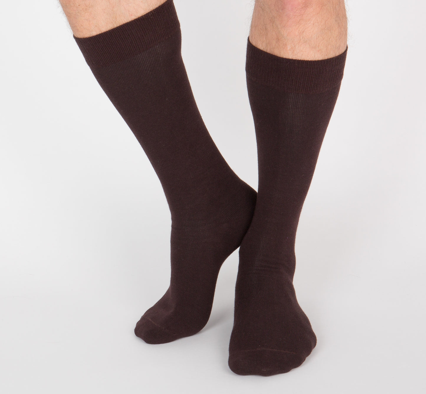 Chaussettes de ville Marron Chocolat Noir - vue 6 - Archiduchesse